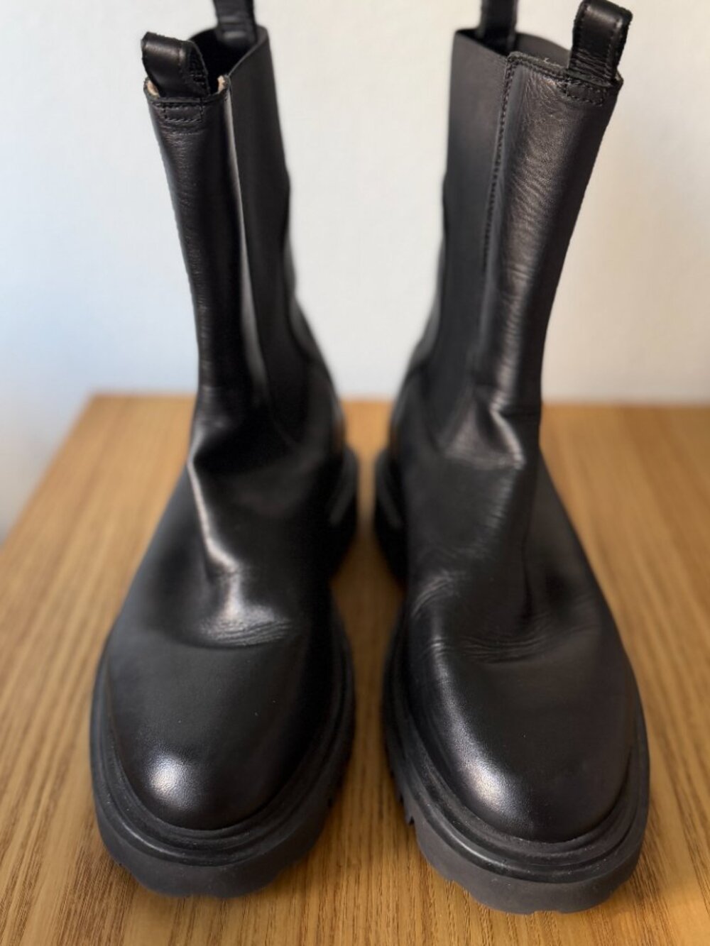 ALLSAINTS Women's Hallie Stretch Mid Calf Boots in Black, Size 38 ur US8 - Picture 10 of 14